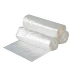 Performance Plus Hi-Density Clear Can Liner: 24"x24"" .20mil, 7-10 Gallons